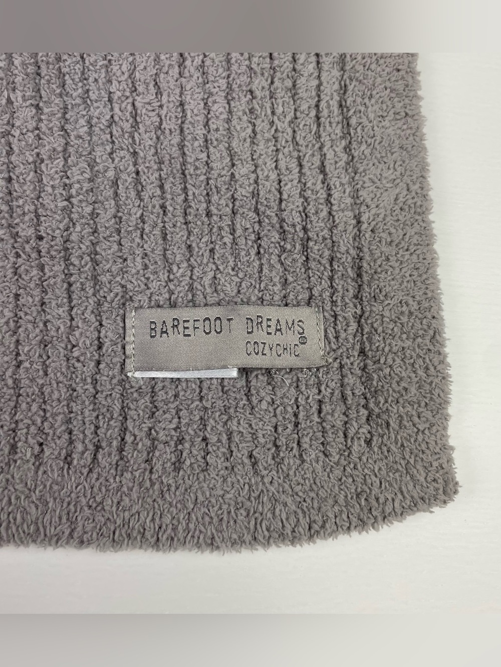 Barefoot Dreams Grey Bear Buddie Lovey Unisex Baby Security Blanket CozyChic - Picture 8 of 13